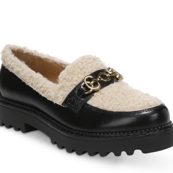 Circus by Sam Edelman Women's Deana Lug Sole fur Loafer - Picture 6 of 9